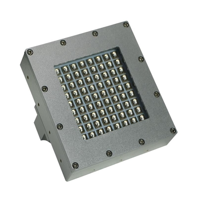 900W 18w / Cm2 UV LED Curing Lamp 75x75mm Untuk Tinta / Lenyap / Pelapis