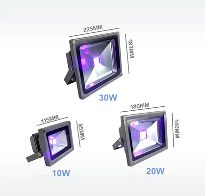 20W 30W Ultraviolet Black Light 365nm Untuk Dekorasi Halloween Tanpa Ozon