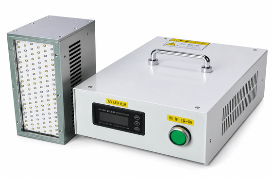 400W Air Cooling 395nm High-Power UV LED Curing Lamp untuk Aplikasi Industri
