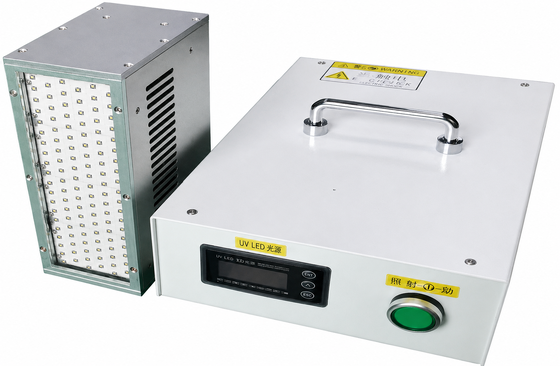 Lampu Curing LED UV Berpendingin Udara 400W Industri dengan Panjang Gelombang 365nm/385nm/395nm/405nm