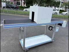 365nm UV Curing Conveyor Systems Air pendingin untuk resin / tinta / varnish