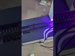 Mesin Konveyor UV Tanpa Debit VOC Demo Pendingin Air 395nm 365nm