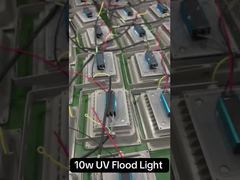 10W 20W 30W UV Flood Light 365nm Untuk Dekorasi Panggung Tanpa Ozon